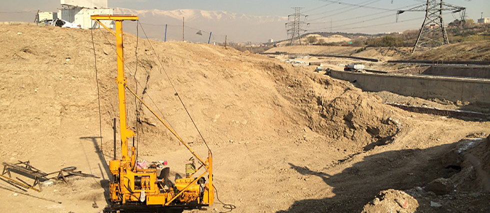 Drilling and geotechnical studies of water reservoir project of flowers