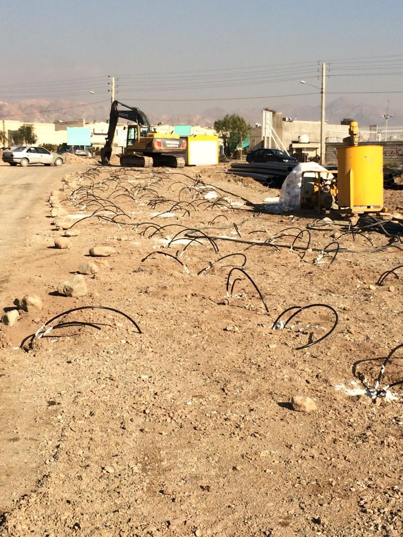تثبيت خاك جاده قديم عباس آباد علاقبند